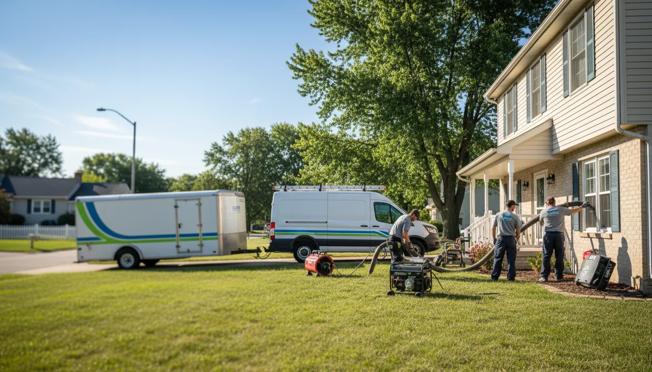 Flooded Basement Restoration And Cleanup With Repair in Altoona, IA near me